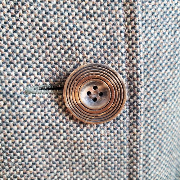 Oscar de la Renta Wool Sleeveless Princess Dress, Medium Green, Size 12 - Picture 6 of 10